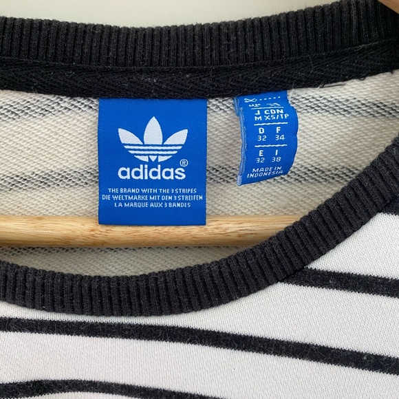 Adidas Logo Women's Crew & Scoop Neck Sweater - Picture 3 of 5